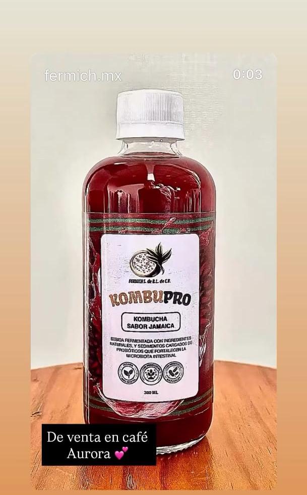 Kombucha sabor jamaica